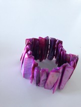 pink shell bracelet stretch - £15.70 GBP