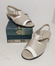 SAS Comfort Shoes Women&#39;s Suntimer Pearl Bone Sandal 8.5M NEW IN BOX - £48.56 GBP