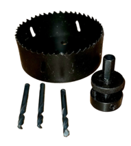 4-1/2 Inch Hole Saw with Heavy Duty Arbor Bi-Metal Holesaw Drill NEW - $583.87 MXN