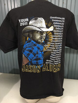 Jason Aldean 2011 Tour 2-Sided Black Large T-Shirt Country Music - £12.50 GBP