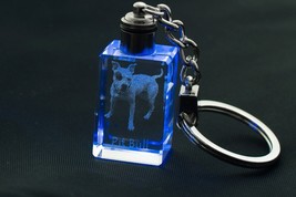 American Pit Bull Terrier , Dog Crystal Keyring, Keychain, High Quality, Excepti - £17.42 GBP