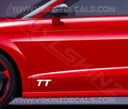 Audi TT Logo Premium Cast Door Decals Kit Stickers S-line TTS TTRS Quatt... - £9.53 GBP