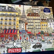 Michael Storrings Paris Métro 1000 Pièce Puzzle Par Galison Complet - $20.12