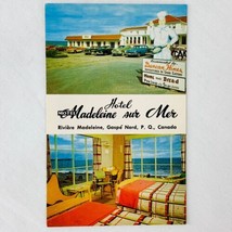 Hotel Motel Madeline Sur Mer Gaspe Nord PQ Canada Duncan Hines Postcard ... - £5.20 GBP