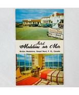 Hotel Motel Madeline Sur Mer Gaspe Nord PQ Canada Duncan Hines Postcard ... - $6.62
