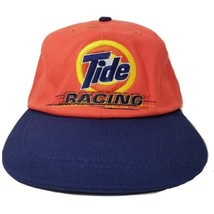 Vintage Tide Racing Foldable Hat Cap Adult Orange Blue Skrunch Adjustable Downy - £8.52 GBP