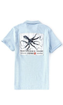 Southern Tide Mens Skipjack Octopus Hachi Polo Shirt Gyotaku Small $95 - £30.40 GBP