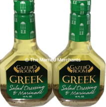 2 - Gazebo Room Greek Salad Dressing &amp; Marinade 16 oz ea Gluten Free 202... - $27.99