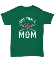 Mom TShirt Softball Mom Green-U-Tee  - £14.43 GBP
