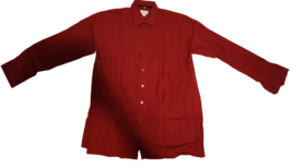 Georg Roth Germany Classic Red Long-Sleeve Button-Up Shirt (Size L) - £63.86 GBP