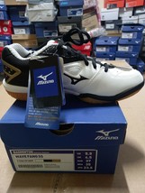 Mizuno Wave Fang SS Badminton Shoes Wide White Racquet NWT 71GA151009 US5.5 - £99.01 GBP