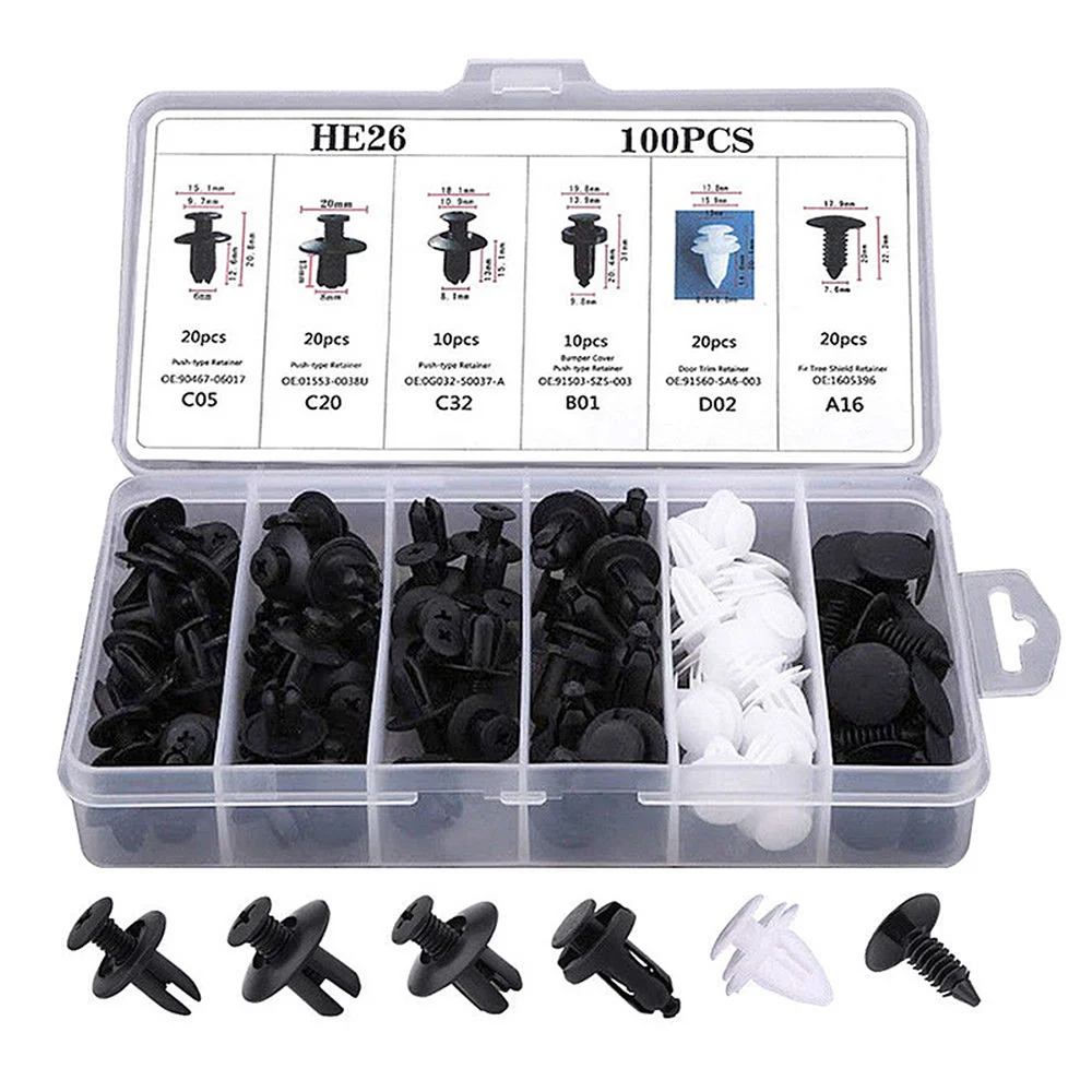 100pcs Car Accessories Mixed Auto Fastener Clip Push Retainer for Giulietta - $13.50+