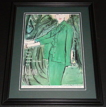 1959 Dalton Knitted Silk 11x14 Framed ORIGINAL Vintage Advertisement - £38.87 GBP