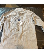 Nepallo trophy fishing cotton long sleeve mens S grey - $40.72 CAD