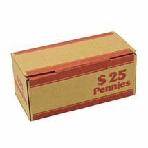 Penny/Cent Red Coin Roll Storage Box by MMF - $8.49