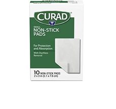 CURAD Sterile Nonstick Pads, 2&quot; x 3&quot;, Not Made From Natural Rubber Latex... - $5.38