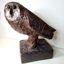 Picasso Cubist Owl Sculpture 1961 Austin Productions MCM Mid Century Mod... - $148.50