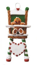 Gingerbread High Chair Personalized Christmas Tree Ornament - $15.95