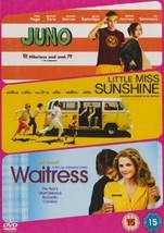 Juno/Little Miss Sunshine/Waitress DVD (2009) Elliot Page, Faris (DIR) Cert 15 P - £14.00 GBP