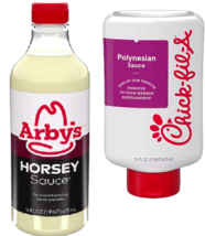 Arby&#39;s Horsey Sauce &amp; Chick-fil-A Polynesian Sauce, Variety 2-Pack 16 fl... - $26.68