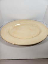 Tabletops Unlimited Espana Serving Platter Hand Painted Collection Tan 18&quot; Tray - £14.40 GBP