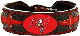 NFL Tampa Bay Buccaneers Black w/Red Laces NFL  Football Bracelet by Gam... - £12.54 GBP