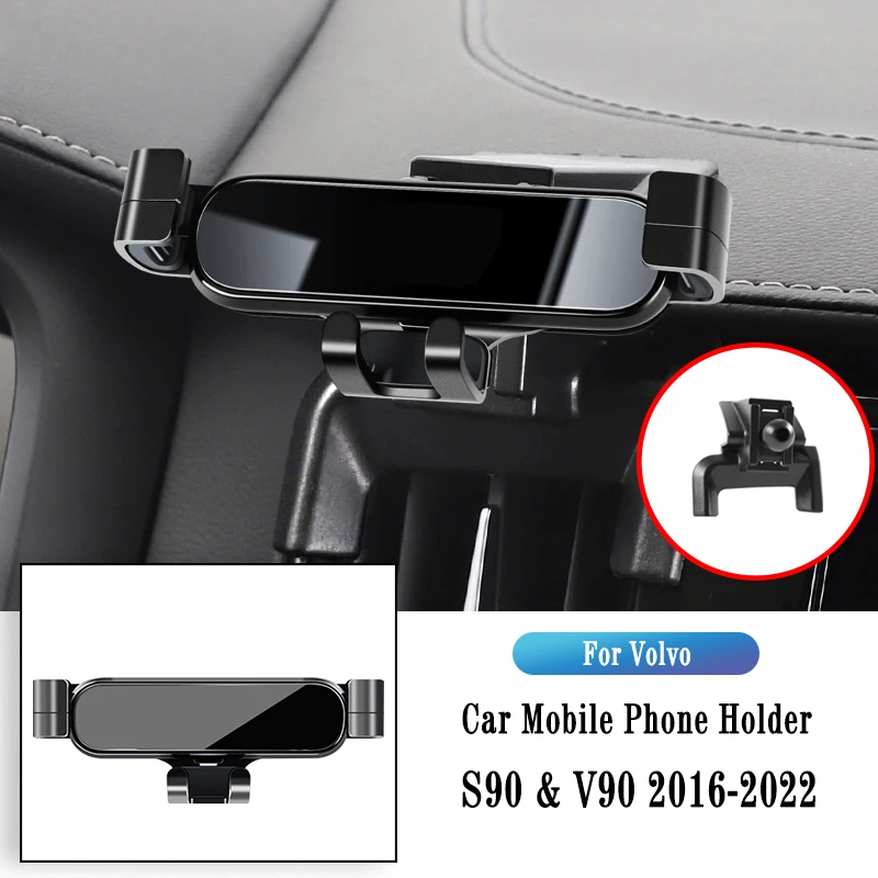 Car Phone Holder For Volvo S90 V90 2016-2022 Gravity Navigation Bracket GPS - £16.58 GBP