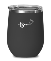 Wine Glass Tumbler Stainless Steel 
 Funny Boo Ghost  - £24.08 GBP