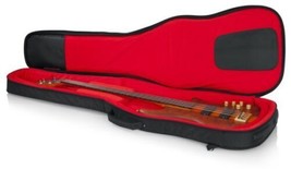 Gator Transit Series Bass Guitar Gig Bag, Black Exterior - $129.99