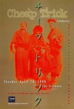 Cheap Trick Poster Mint Offset Fillmore Band Shot April 28 1998 - £52.63 GBP