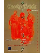 Cheap Trick Poster Mint Offset Fillmore Band Shot April 28 1998 - $93.96 CAD