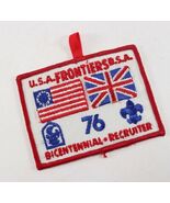 Vintage USA FRONTIERS 76 Bicentennial Recruiter Boy Scouts of America BS... - $140.13 MXN