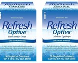 Refresh Optive Lubricant Eye Drops Tears, 30 vials Exp 6/2024 Pack of 2 - $17.81