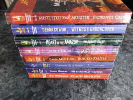 Love Inspired Suspense lot of 8 Assorted authors Christian Paperbacks - £12.57 GBP