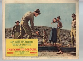 They Came To Cordura-Gary Cooper-Rita Hayworth-Van Heflin-11x14-Color-Lobby Card - £29.75 GBP