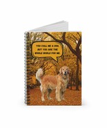  Golden Retriever Spiral Notebook - Ruled Line for Dog Lovers, Pet Owner... - $347.18 MXN