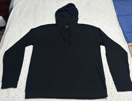 Vince Men’s 100% Cotton Casual Hooded Long Sleeve Black Pull Over Shirt ... - $679.34 MXN