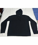 Vince Men’s 100% Cotton Casual Hooded Long Sleeve Black Pull Over Shirt ... - $679.34 MXN