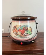 FARBERWARE Country Crock Cooker Model 266 Swedish Style Crockpot Bail Ha... - £35.40 GBP