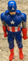 2014 Hasbro Marvel Titan Hero Series Captain America 12&quot; Figure No Shield Loose - £4.37 GBP