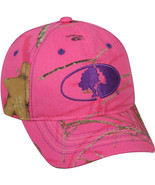 Mossy Oak Lifestyles Pink Camo Cap with Adjustable Closure - £11.14 GBP