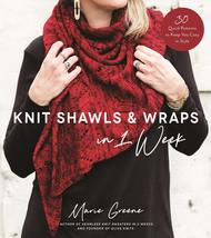 Knit Shawls &amp; Wraps in 1 Week: 30 Quick Patterns to Keep You Cozy in Sty... - £10.26 GBP