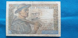 10 FRANCS MINOR FRANCE 1944 - £16.51 GBP