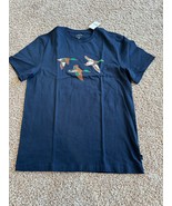 BNWT J.Crew Men&#39;s Crew neck, short sleeve cotton tee, Navy, Size M - $40.73 CAD