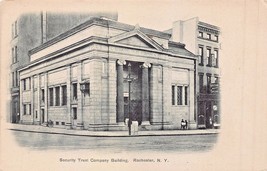Rochester New York~Security Trust Company BUILDING~1900s Photo Postcard - £4.28 GBP