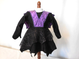 American Girl Spider Witch Costume Retired Dress   2004 Purple Black - £15.67 GBP