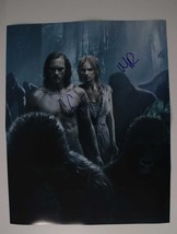 Alexander Skarsgard &amp; Margot Robbie Signed Autographed &quot;The Legend of Tarzan&quot; Gl - £78.17 GBP