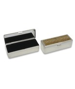 2 X Sheridan Silver Crystal Lipstick Case Holder Non Tarnish *read - $22.11