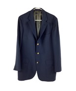 Brooks Brothers Brooksgate Blazer Men’s Blue 3 Gold Buttons Suit Jacket ... - £38.58 GBP