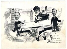 Sam Martin &amp; Harry Taylor Photo Advertising Card 1920s Radio Stars - $49.45
